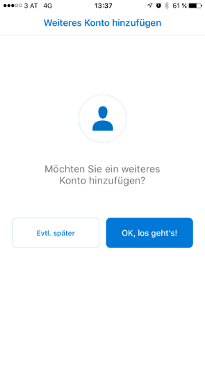 Outlook iOS Schritt 8