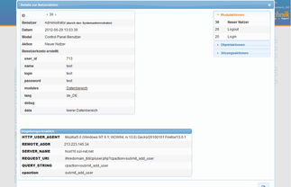 Domaintechnik Control Panel Logs - 3