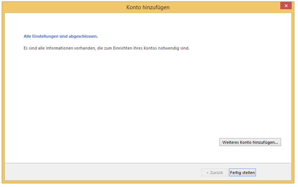 Suporte - Outlook 2013 / 2016 IMAP - MCO2 Hospedagem de sites