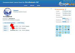 Zusatzdomain im Control Panel hinzufügen - Screenshot 2