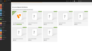 Typo3 - Preconfigured distiributions