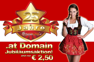 25 Jahre AT Domains