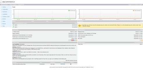osCommerce - Verwaltung