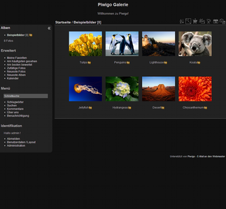 Piwigo - Webseite