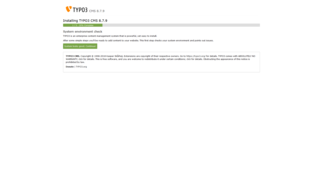 Typo3 - Installation