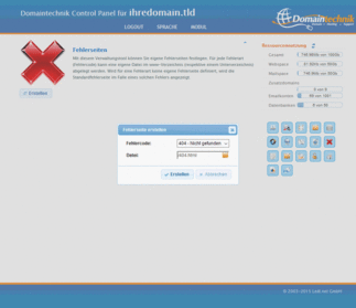 Fehlerseiten Screenshot 4