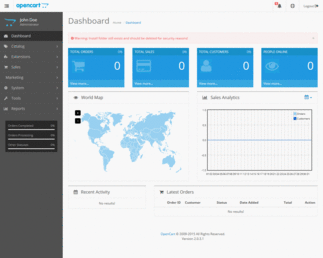 OpenCart - Administration