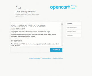 OpenCart - Installation