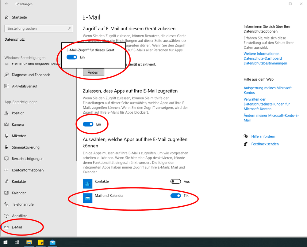 Windows 10 Datenschutzeinstellungen anpassen