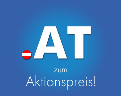 at Domain zum Aktionspreis