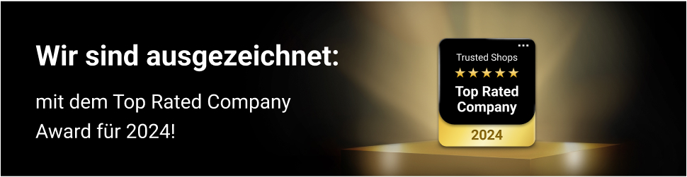 Wir sind ausgezeichnet mit dem Top Rated Company Award