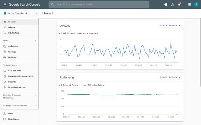 Google Search Console Funktionen