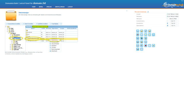 Schritt 4.2 - Typo3-Seite umziehen - 'LocalConfiguration.php' bearbeiten