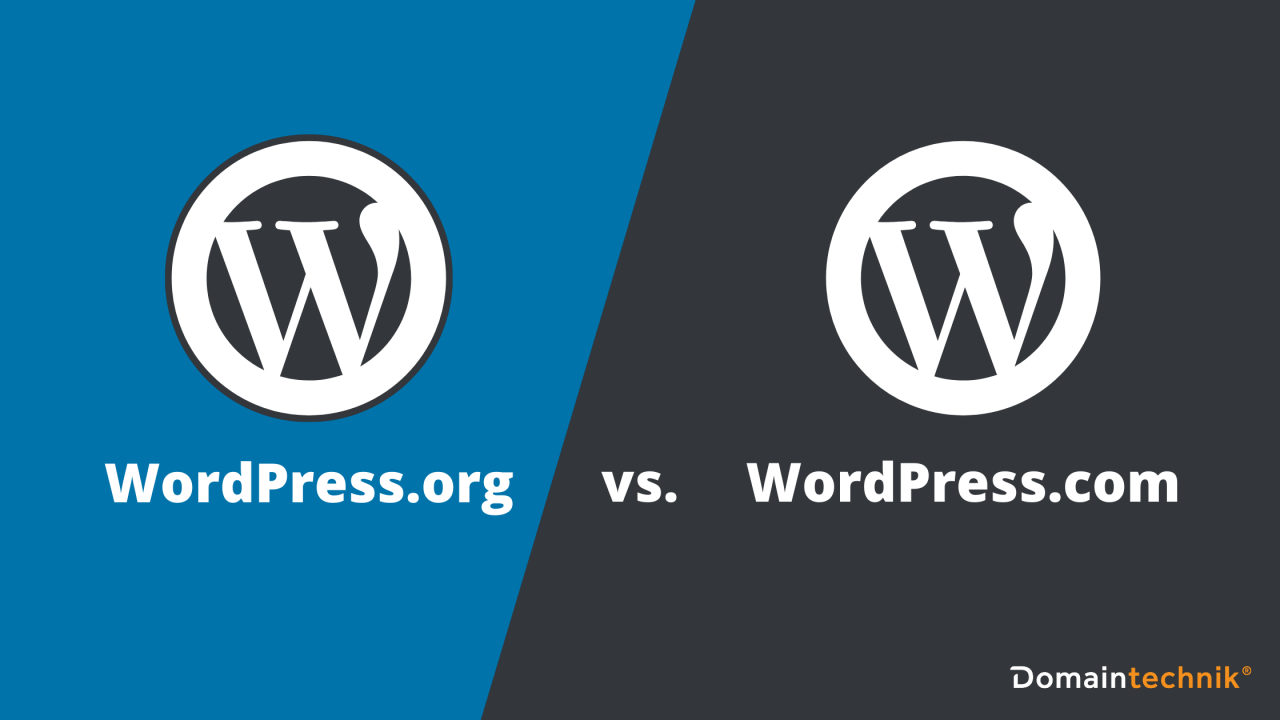 Unterschied wordpress.org und wordpress.com
