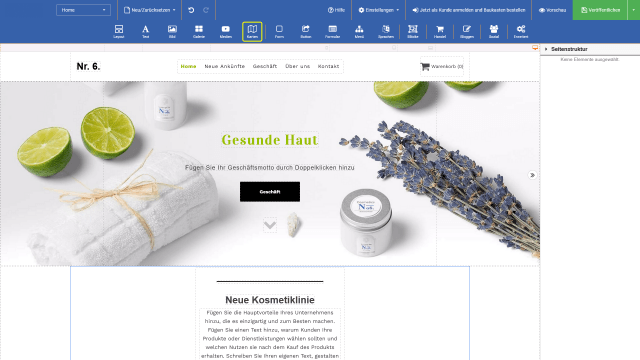 Maps Modul auf Seite ziehen Maps Modul auf Seite ziehen
