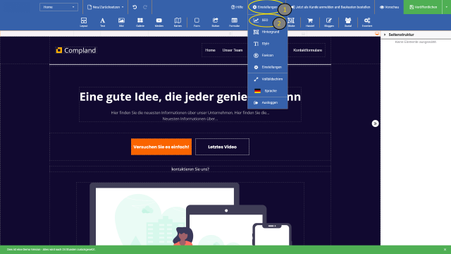 SEO Einstellungen öffnen SEO Einstellungen öffnen