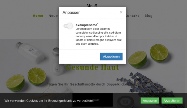 Cookie Hinweis aktivieren Cookie Hinweis aktivieren