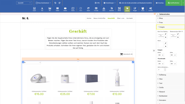 Onlineshop erstellen E-Mail Einstellungen Onlineshop erstellen E-Mail Einstellungen