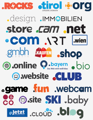 Neue Domains