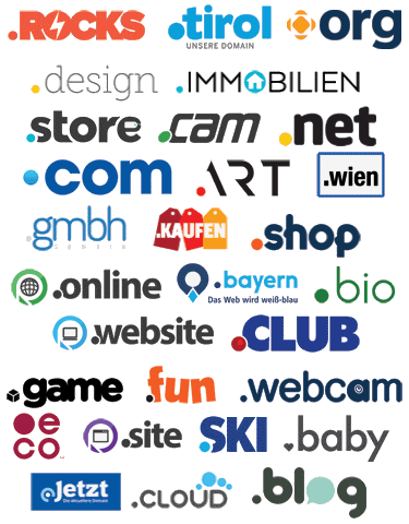 Neue Domains