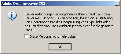 Adobe Dreamwaver Anleitung Schritt 3