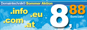 Domain Sommer Aktion