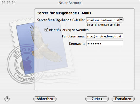 Apple Mail - Schritt 4