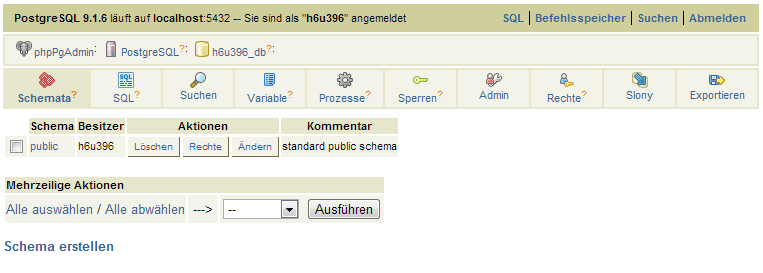phpPgAdmin