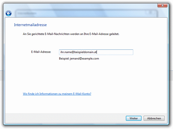 Windows Mail - Schritt 5