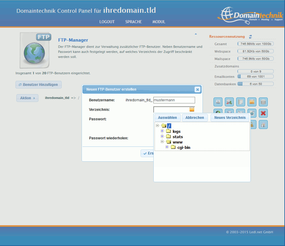 FTP Manager Screenshot 1