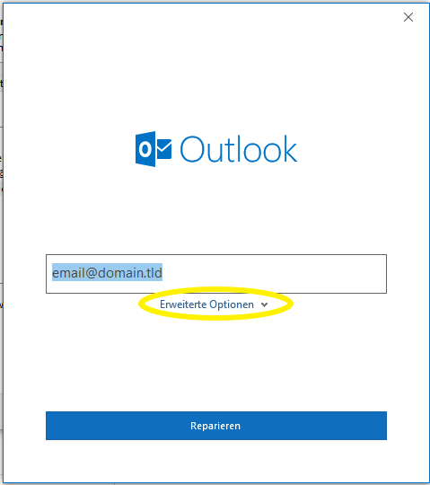 Outlook 2016 Herbst 2018 - SSL - Schritt 4.1