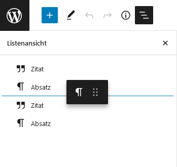 Verbesserte Wordpress Listenansicht