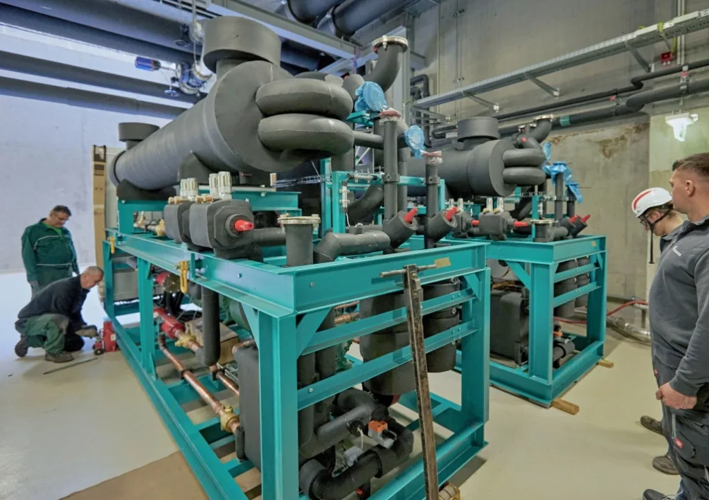 Wärmepumpe zur Nutzung von Abwärme aus Rechenzentren