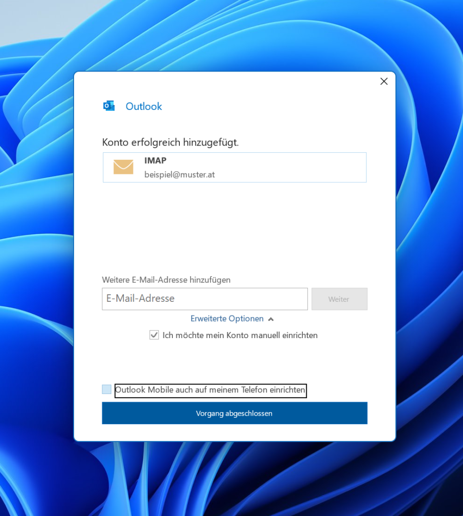 Outlook Mobile auch auf meinem Telefon einrichten