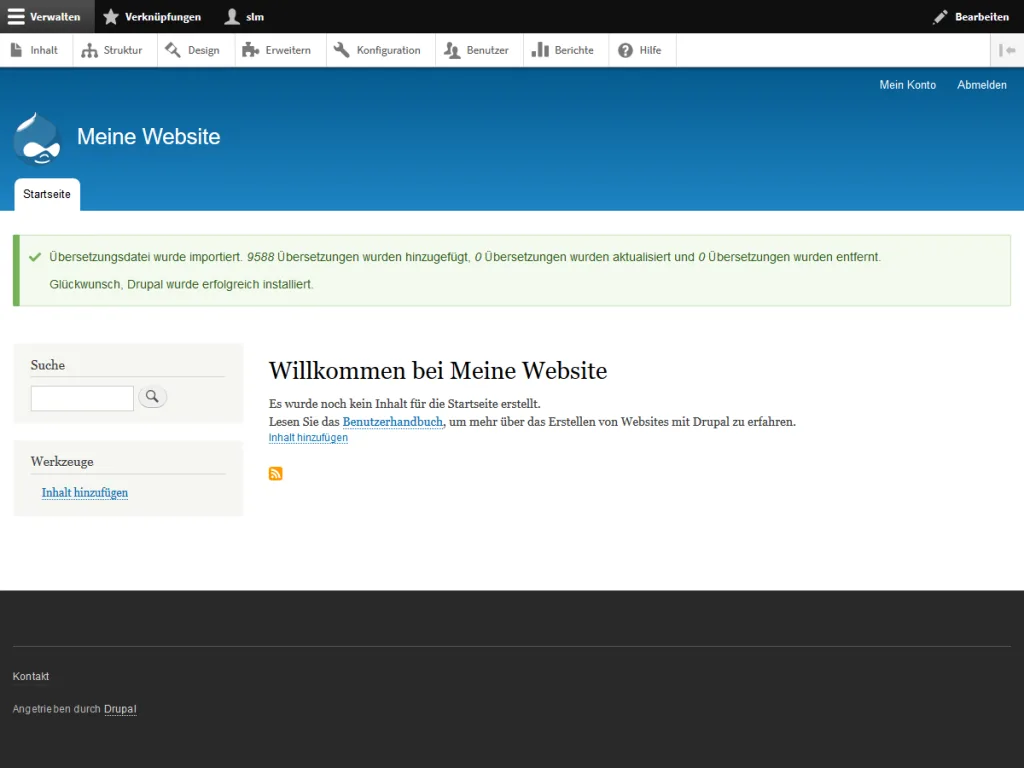Drupal Backend