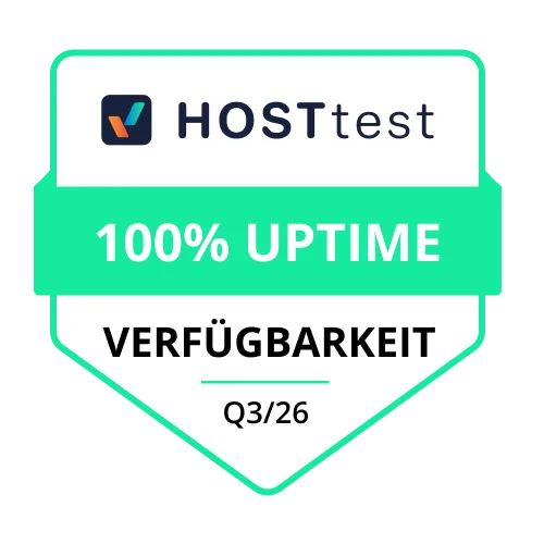 Hosttest 100 % Uptime