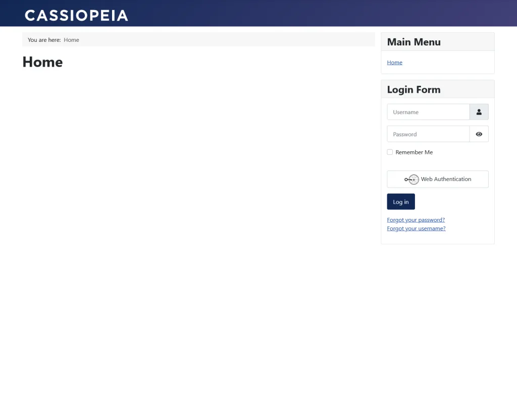 Joomla Fronted