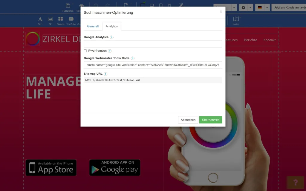 Search Console einrichten