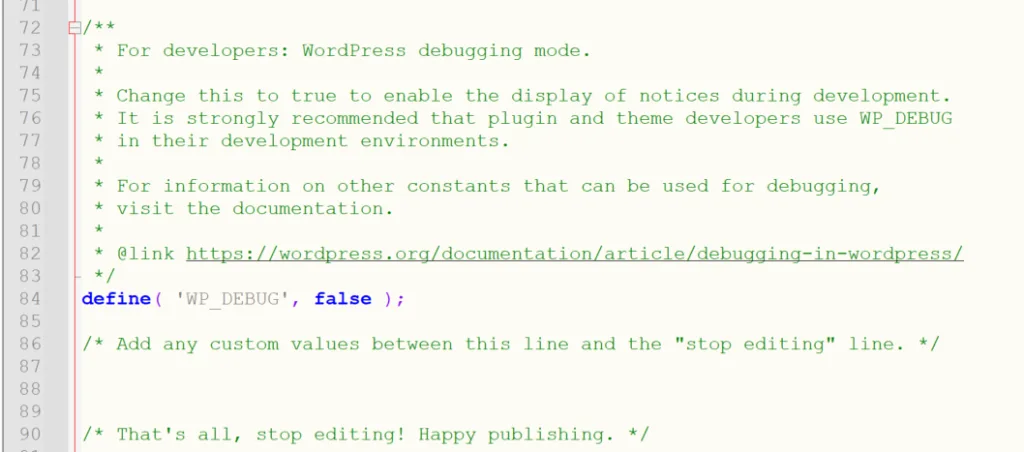 WordPress Debug-Mode aktivieren